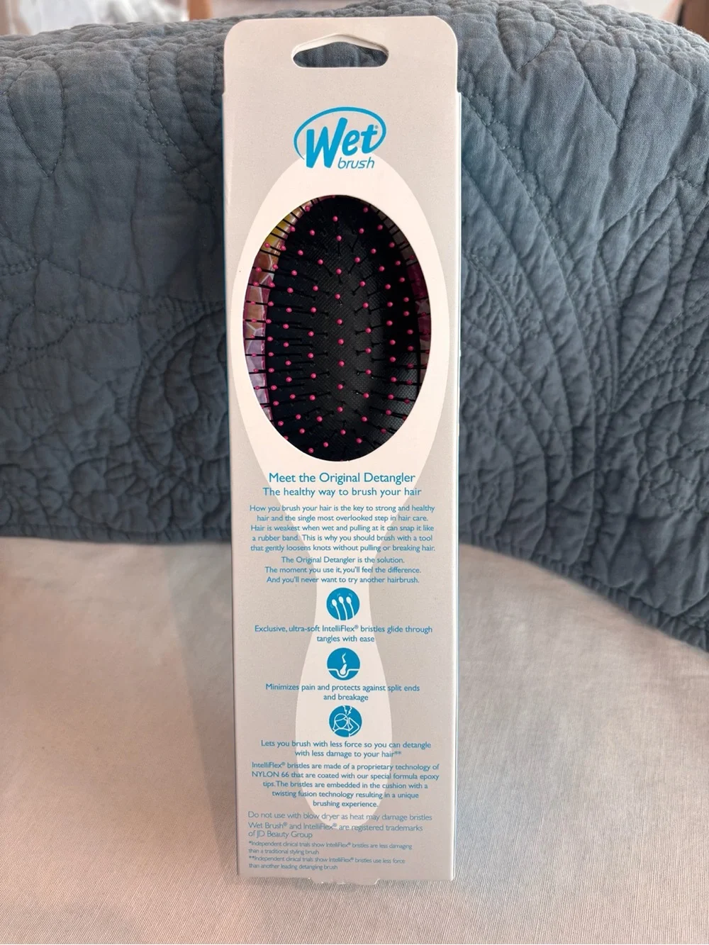 Wet Brush Original Detangler Multicolor Mosaic Hair Brush NEW
